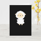 Middelvinger van schaap kaart (Gele Bloem)