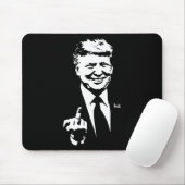 middelvinger van Trump Muismat (Met muis)