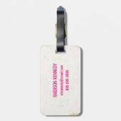 Middelzomerwereld Bagagelabel (Achterkant verticaal)