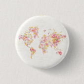 Middelzomerwereld Ronde Button 3,2 Cm (Voorkant)