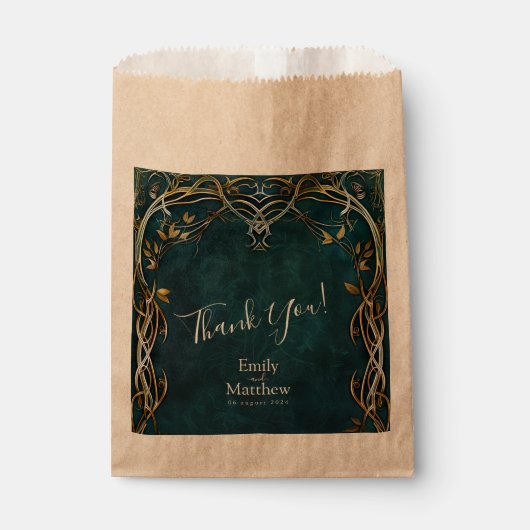 Midden-aarde Majesteit bruiloft Bedankzakje (Voorkant)