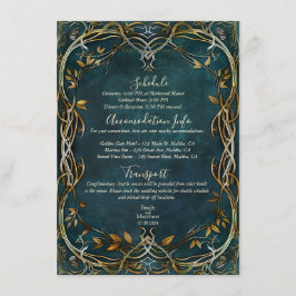 Midden-aarde Majesteit Bruiloft Behuizing Kaart