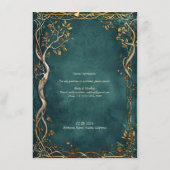 Midden-aarde Majesteit Bruiloft Behuizing Kaart (Achterkant)