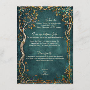 Midden-aarde Majesteit Bruiloft Behuizing Kaart