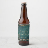 Midden-aarde Majesteit bruiloft Bier Etiket (Voorkant)