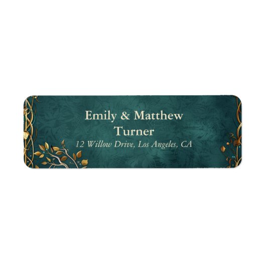 Midden-aarde Majesteit bruiloft Etiket (Voorkant)