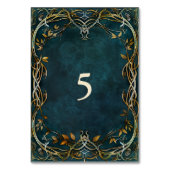 Midden-aarde Majesteit bruiloft Kaart (Achterkant)