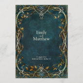 Midden-aarde Majesteit bruiloft Menu (Achterkant)