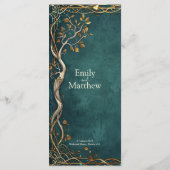 Midden-aarde Majesteit bruiloft Menu (Achterkant)