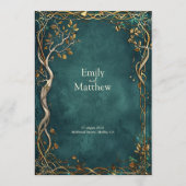 Midden-aarde Majesteit bruiloft Menu (Achterkant)