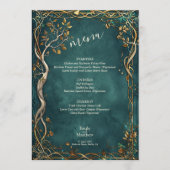 Midden-aarde Majesteit bruiloft Menu (Voorkant)