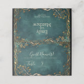 Midden-aarde Majesteit bruiloft Plaatskaartje (Buitenkant ongevouwen)