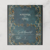 Midden-aarde Majesteit bruiloft Plaatskaartje (Buitenkant ongevouwen)