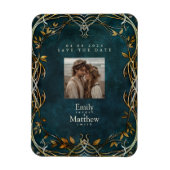 Midden-aarde Majesteit Bruiloft Save The Date Magneet (Verticaal)