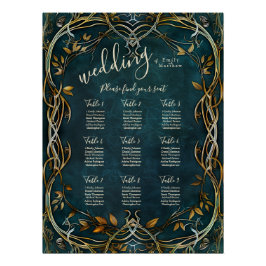 Midden-aarde Majesteit bruiloft zitgrafiek Perfect Poster