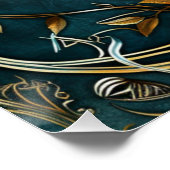 Midden-aarde Majesteit bruiloft zitgrafiek Perfect Poster (Hoek)