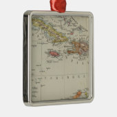 Midden-Amerika 2 Metalen Ornament (Rechts)