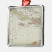 Midden-Amerika 2 Metalen Ornament (Links)