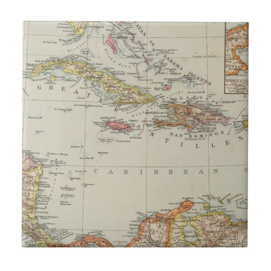 Midden-Amerika 2 Tegeltje (Voorkant)