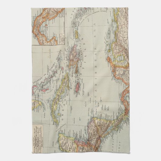 Midden-Amerika 2 Theedoek (Verticaal)