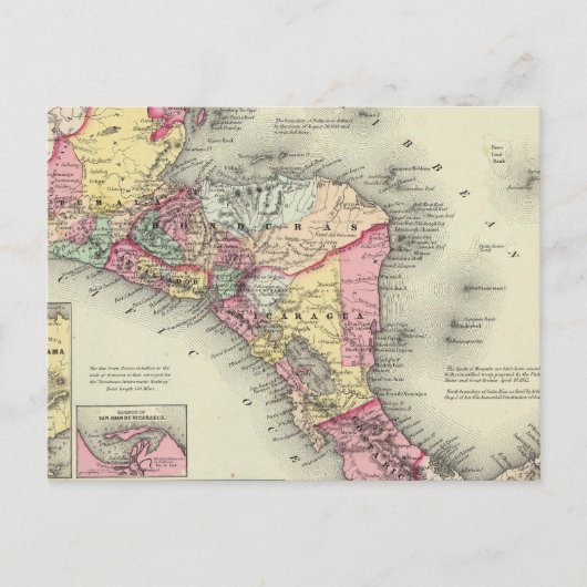 Midden-Amerika 3 Briefkaart (Voorkant)