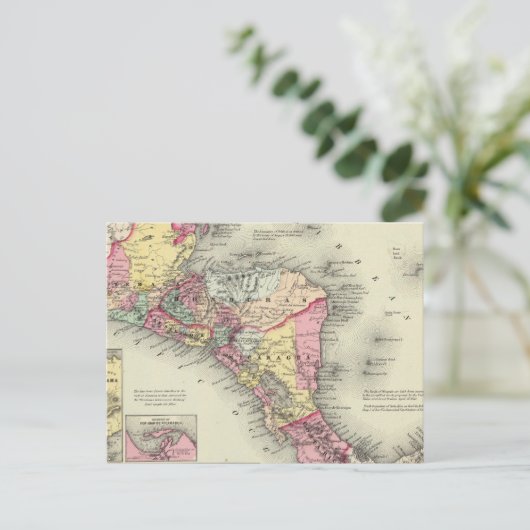 Midden-Amerika 3 Briefkaart (Staand voorkant)