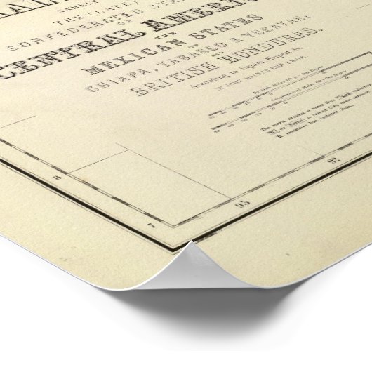 Midden-Amerika 3 Poster (Hoek)