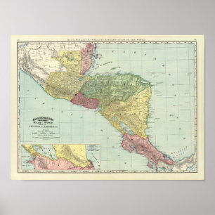 Midden-Amerika 3 Poster