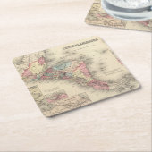 Midden-Amerika 5 Kartonnen Onderzetters (Schuin)