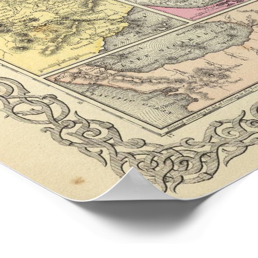 Midden-Amerika 5 Poster (Hoek)