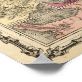 Midden-Amerika 6 Poster (Hoek)