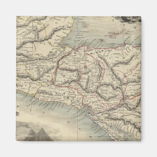 Midden - Amerika 7 Magneet (Voorkant)