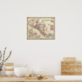 Midden-Amerika 8 Poster (Keuken)