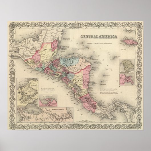 Midden-Amerika 8 Poster (Voorkant)