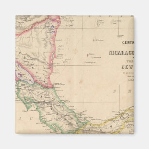 Midden - Amerika 9 Magneet