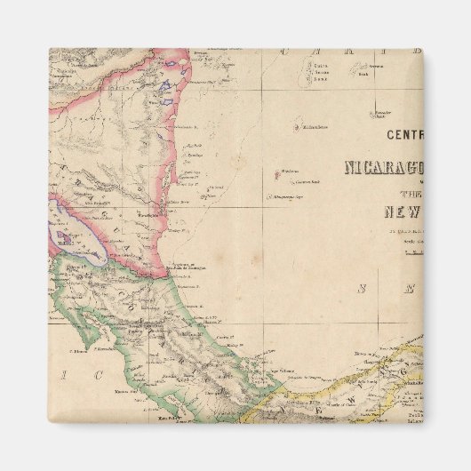 Midden - Amerika 9 Magneet (Voorkant)