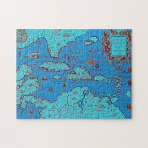 Midden-Amerika ("America Occidentalis") Legpuzzel