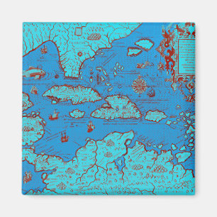 Midden-Amerika ("America Occidentalis") Magneet