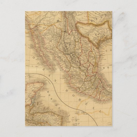 Midden-Amerika Briefkaart (Voorkant)