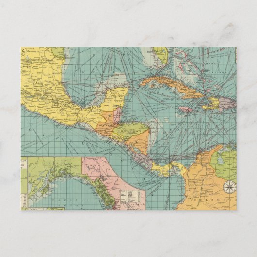 Midden-Amerika Briefkaart (Voorkant)