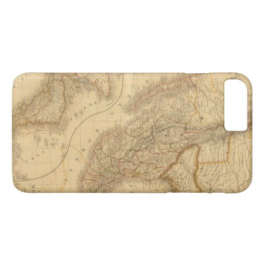 Midden-Amerika Case-Mate iPhone Case (Achterkant (Horizontaal))