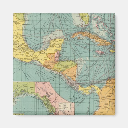 Midden-Amerika Magneet (Voorkant)