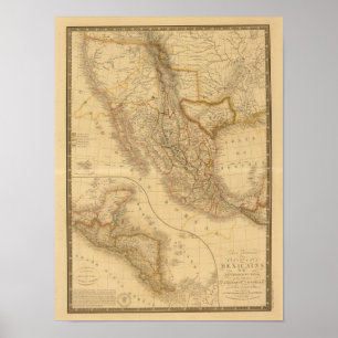 Midden-Amerika Poster