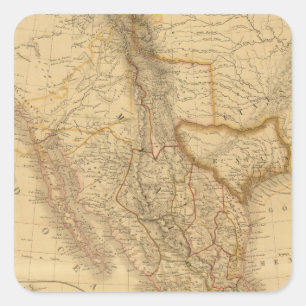 Midden-Amerika Vierkante Sticker