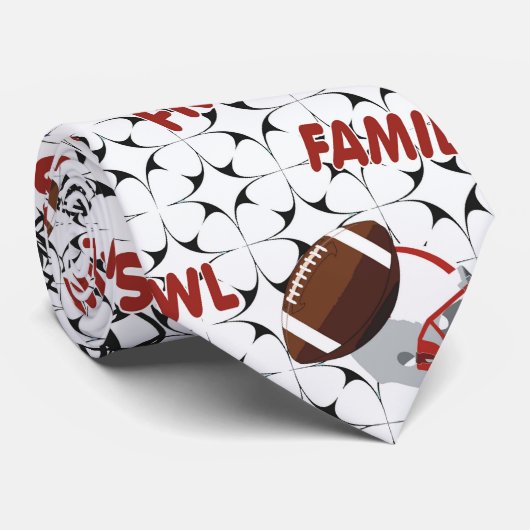 Midden-Amerikaanse Football Stropdas (Opgerold)