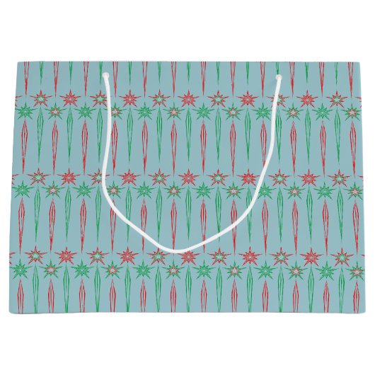 Midden-Amerikaanse pictogrammen voor grote cadeaut Groot Cadeauzakje (Voorkant)