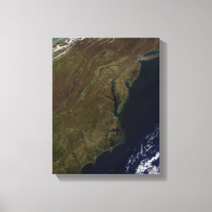 Midden-Atlantische Verenigde Staten Canvas Afdruk
