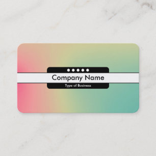 Midden Band 5 Spots - Gradiënt Y, M, B, R, Donkere Visitekaartje