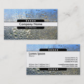 Midden band 5 spots - Koel water II Visitekaartje (Voorkant / Achterkant)
