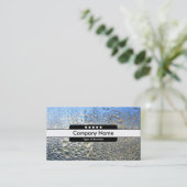 Midden band 5 spots - Koel water II Visitekaartje (Staand voorkant)